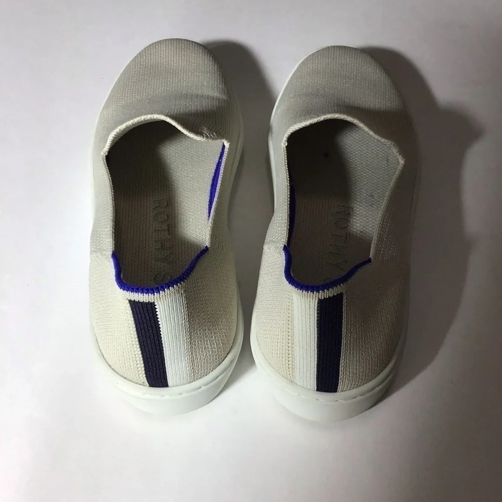 Rothy’s The Sneaker Slip On Shoes in Sand Size 5.5